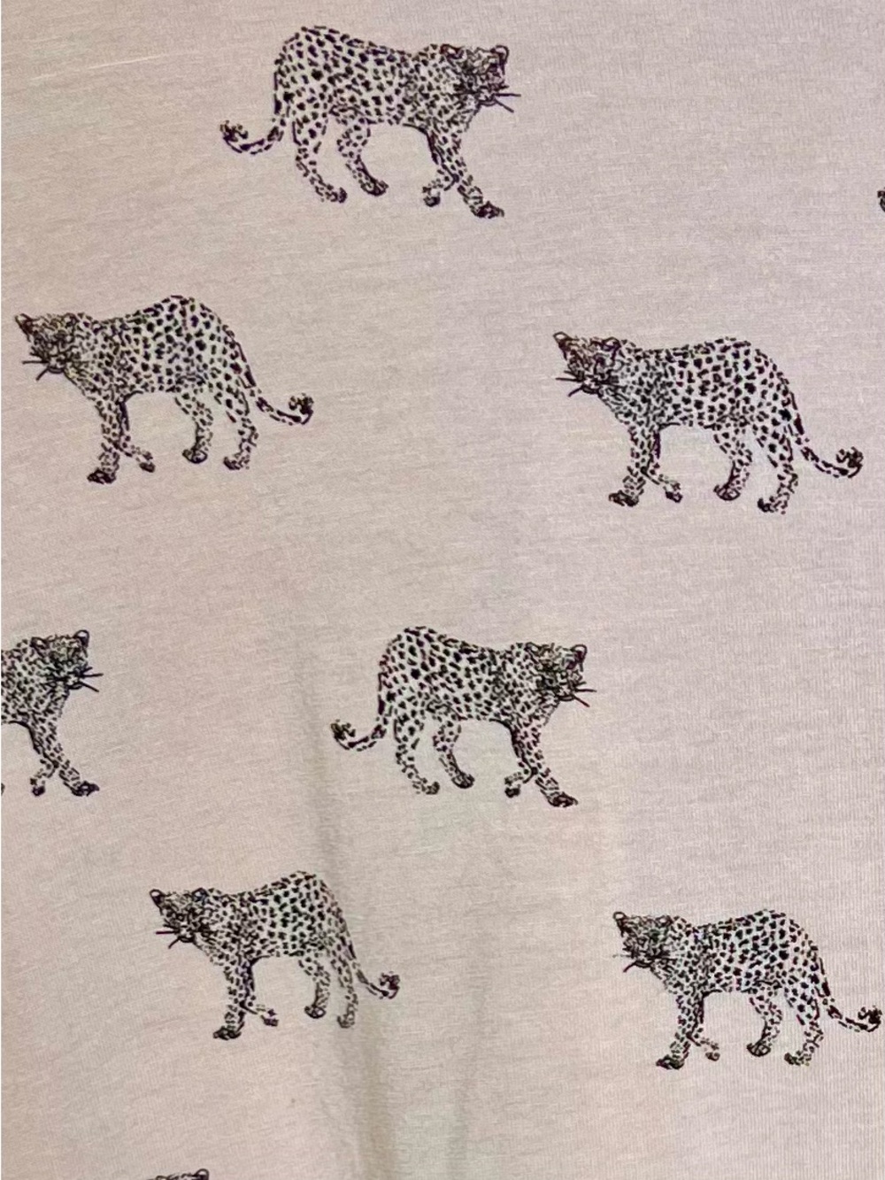 Light Pink Leopard Print Tee - Picture 6 of 7